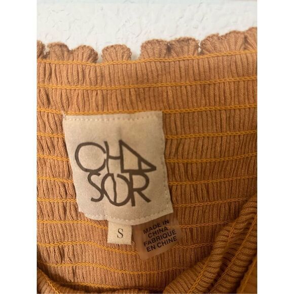 Chaser Mermaid Cozy Rib Smocked Mini Skirt in Beach Bum NEW - Picture 4 of 6